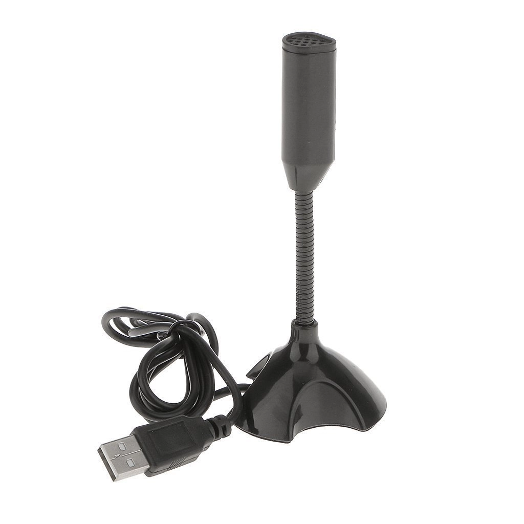 Sellingal USB Stand Mini Desktop Studio Speech Microphone