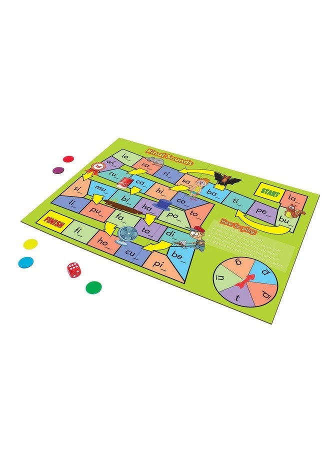 Phonics Board Games - 4 - 8 years 6 pieces