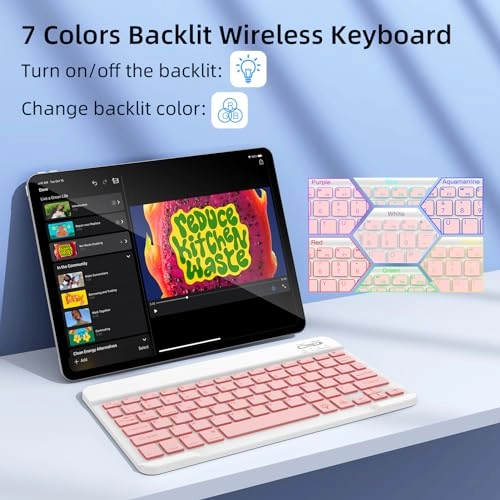 Ultra-Slim Wireless Bluetooth Keyboard - Bluetooth