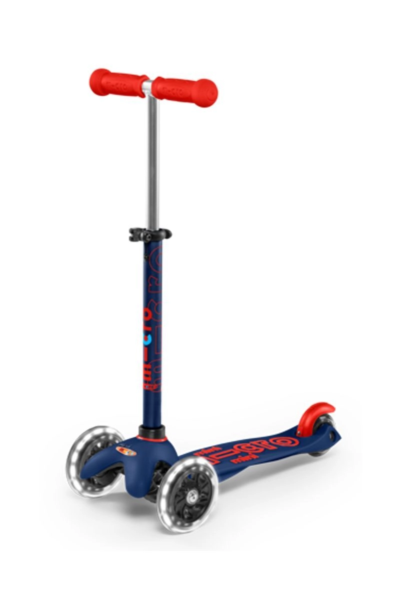 Mini Deluxe 3-Wheel Kick Scooter – 120/85 mm LED