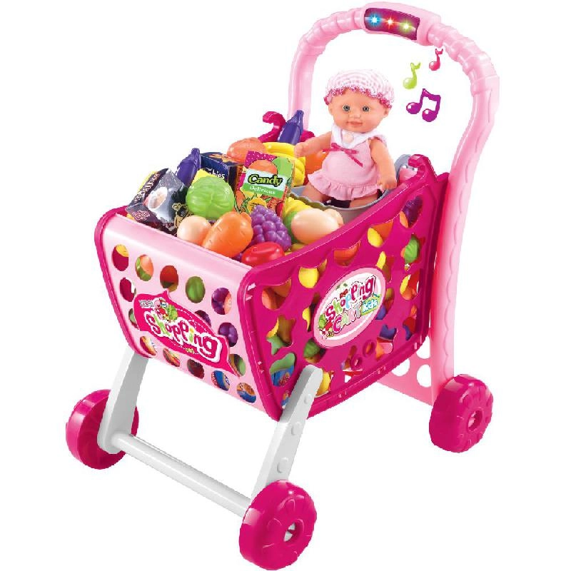 Kids Shopping 3-in-1 Cart - With Lights & Sound (008902)