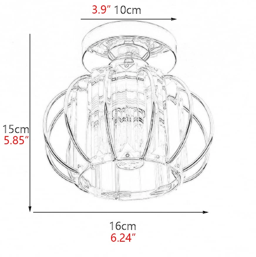 Crystal Ceiling Lamp