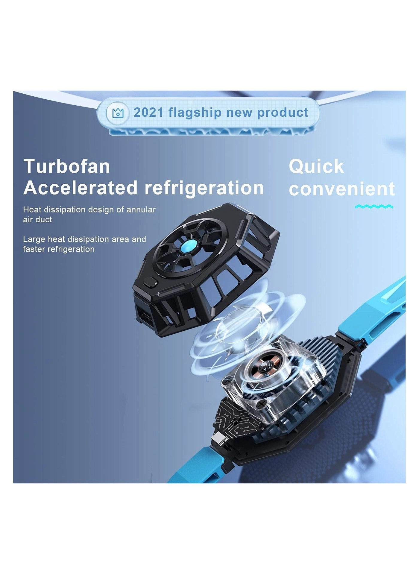 Semiconductor Cooler - Heat Sink RGB Back Clip