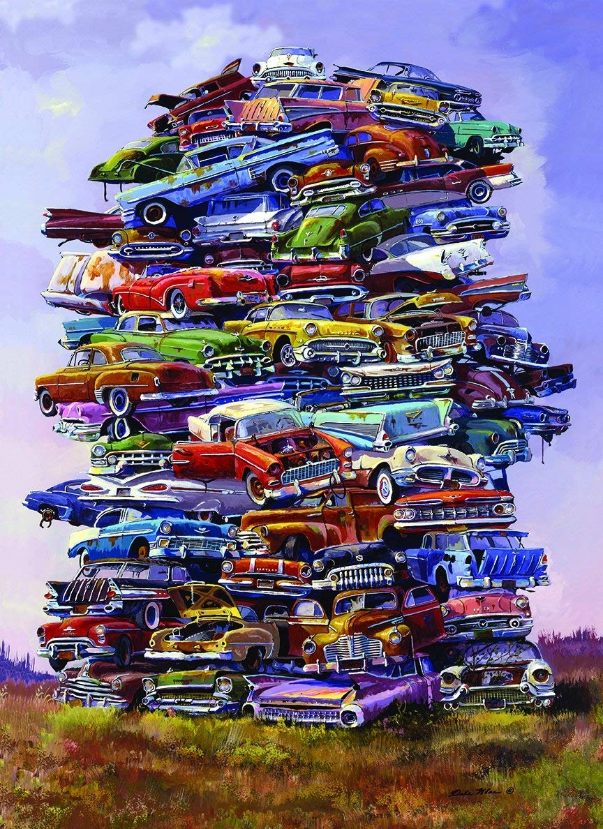 Fifties Junkpile Puzzle - 1000 pcs