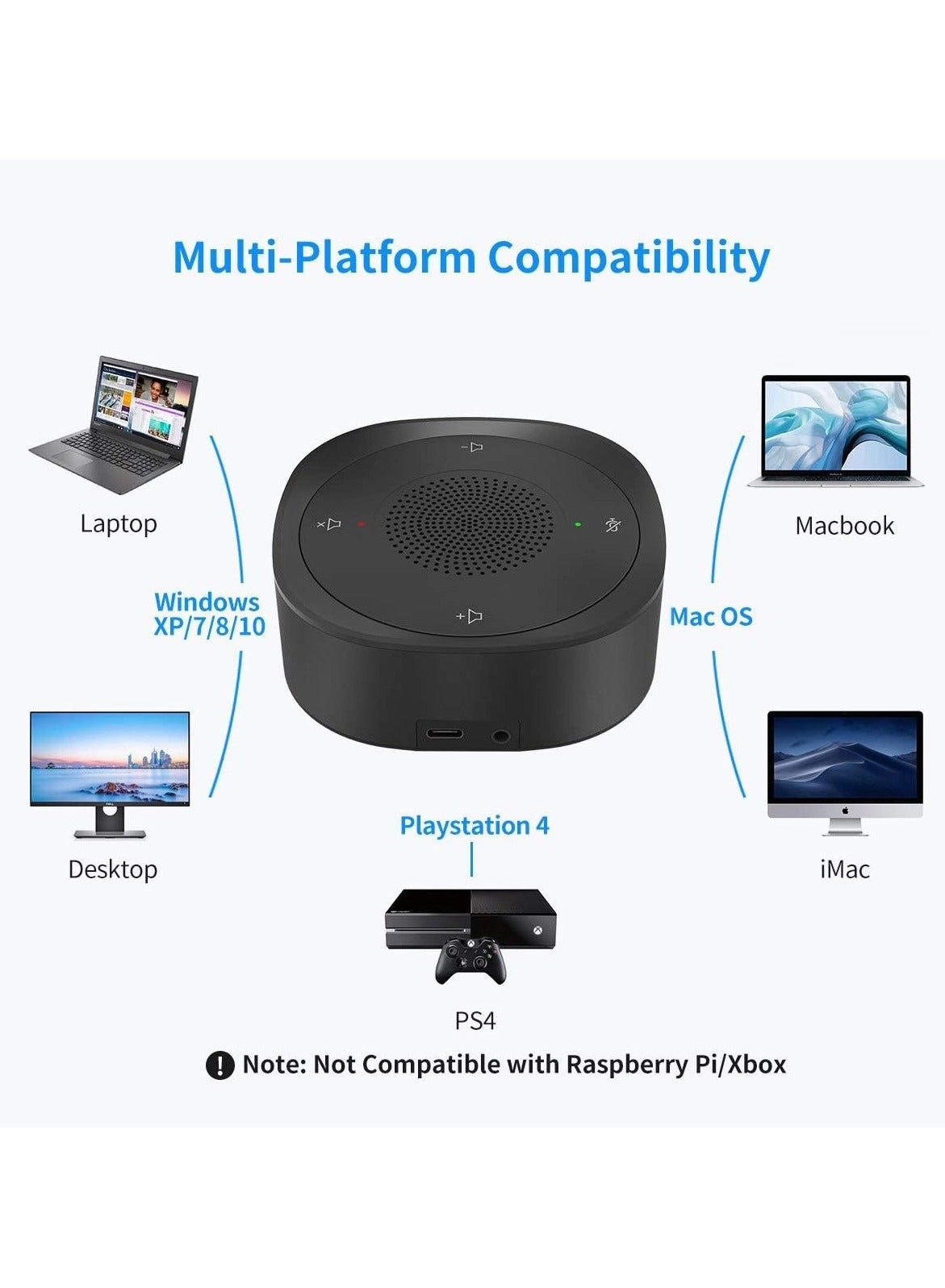 Conference Speaker and Microphone