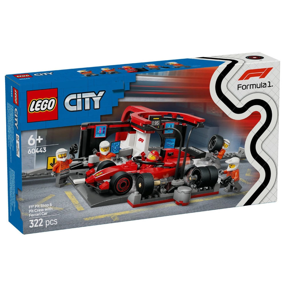 LEGO City F1 Pit Stop & Pit Crew (60443)