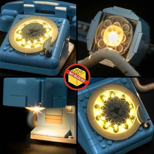 31174 Retro Telephone - LED Light Set Compatible with Lego