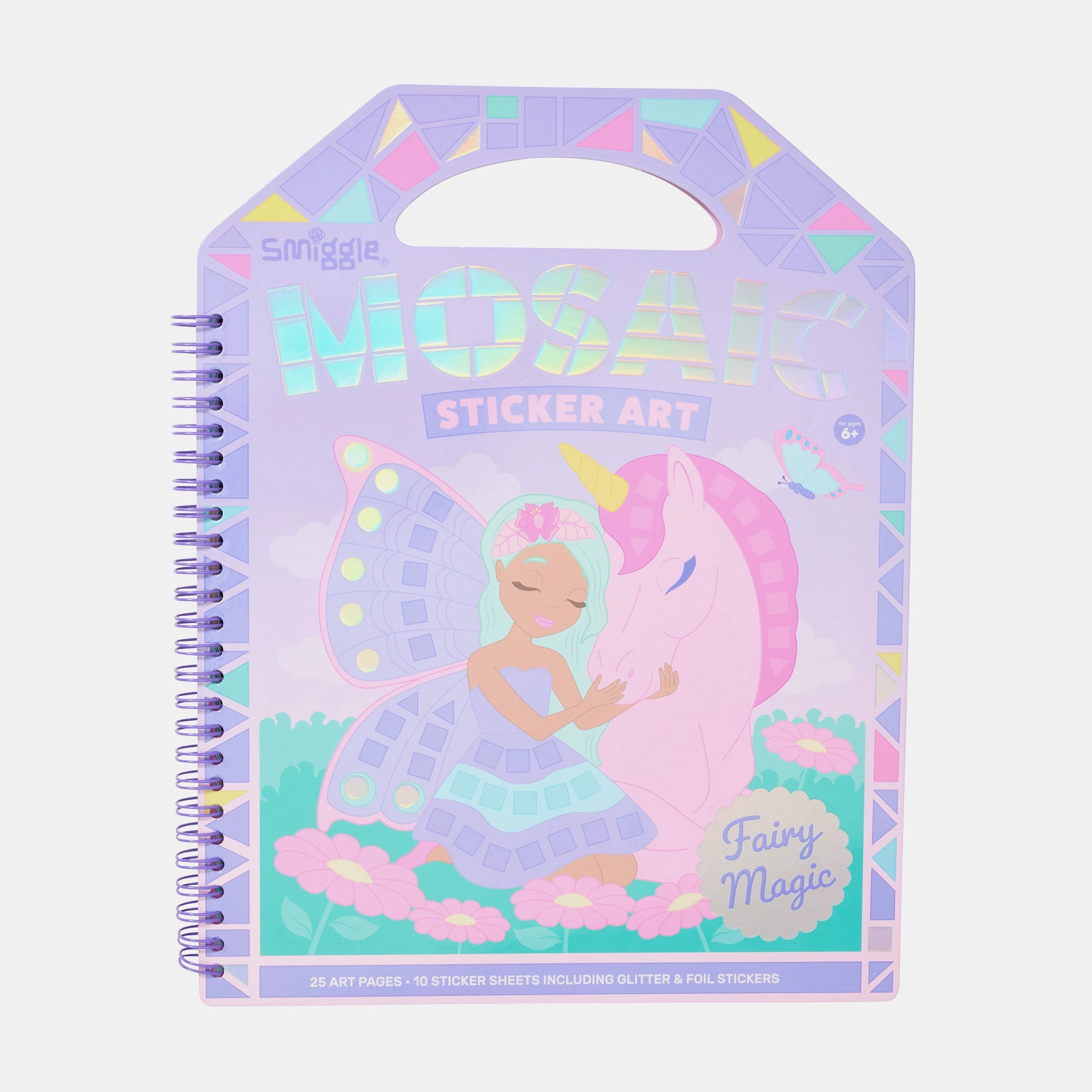 Smiggle Mosaic Activity Sticker Book 10 pcs