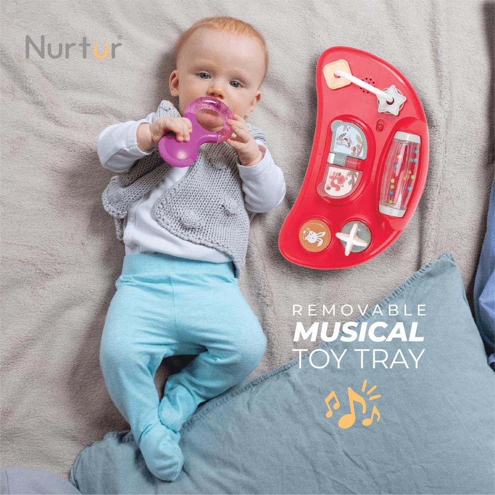 3-In-1 Baby Multi Walker - Music Function Red