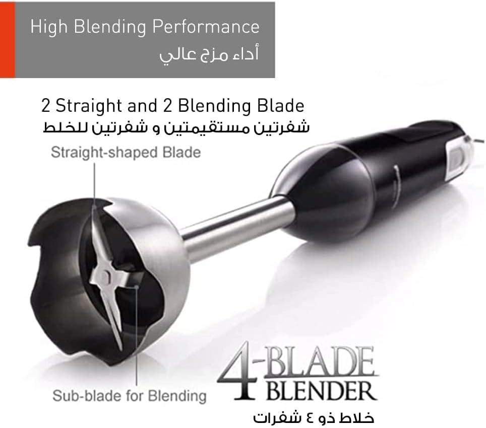 MXSS40B - Hand Blender 4-in-1 Stainless Steel Shaft