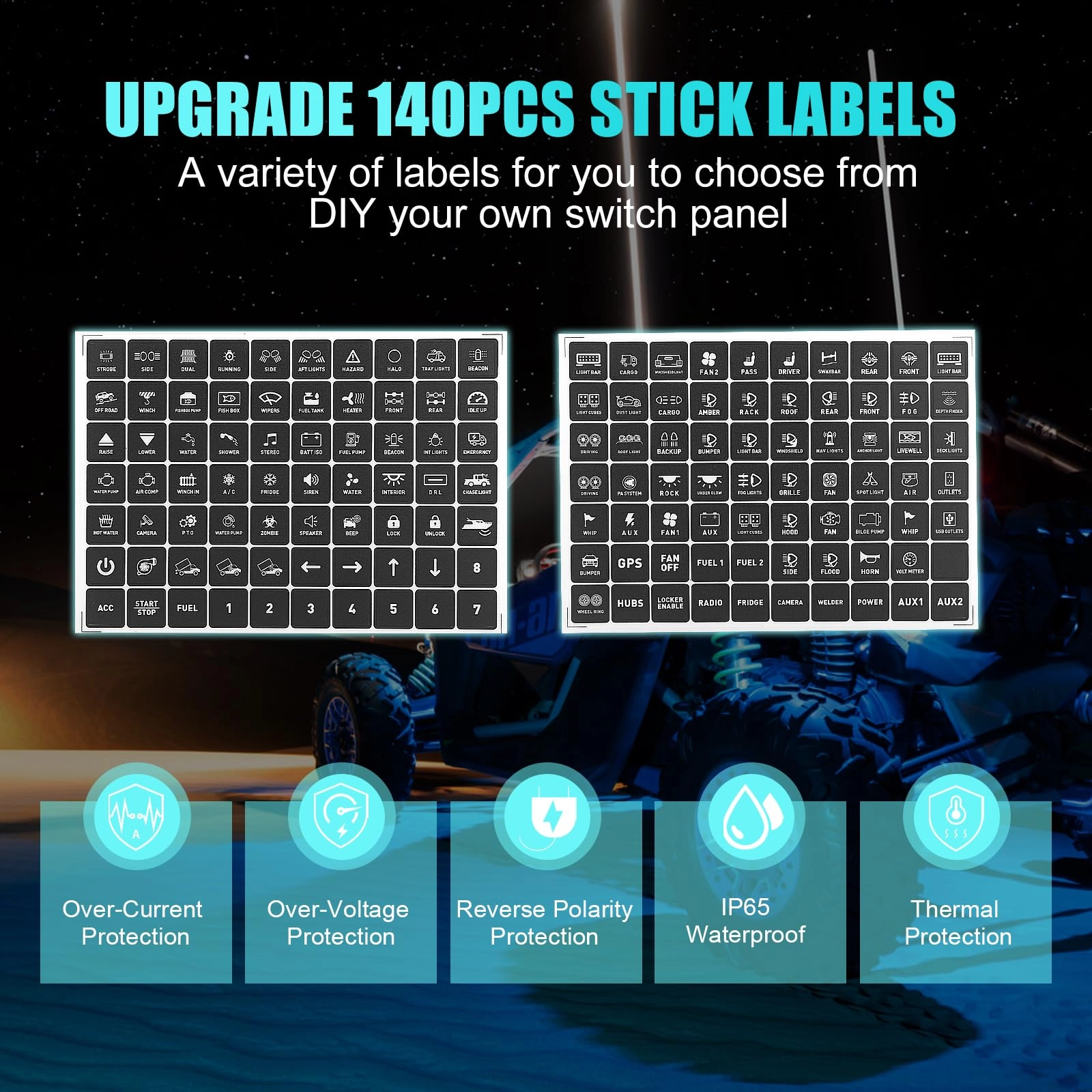 RGB Switch Panel - APP Control Bluetooth Dimmable