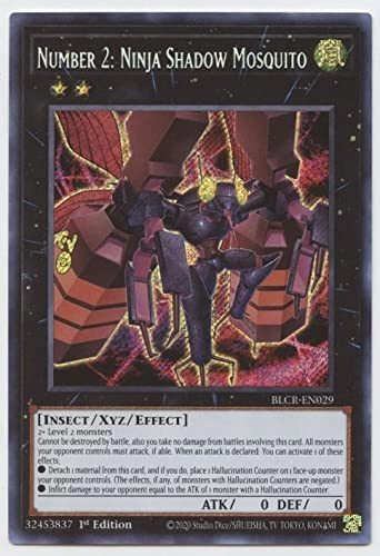Number 2: Ninja Shadow Mosquito - BLCR-EN029 - Secret Rare 1st Edition