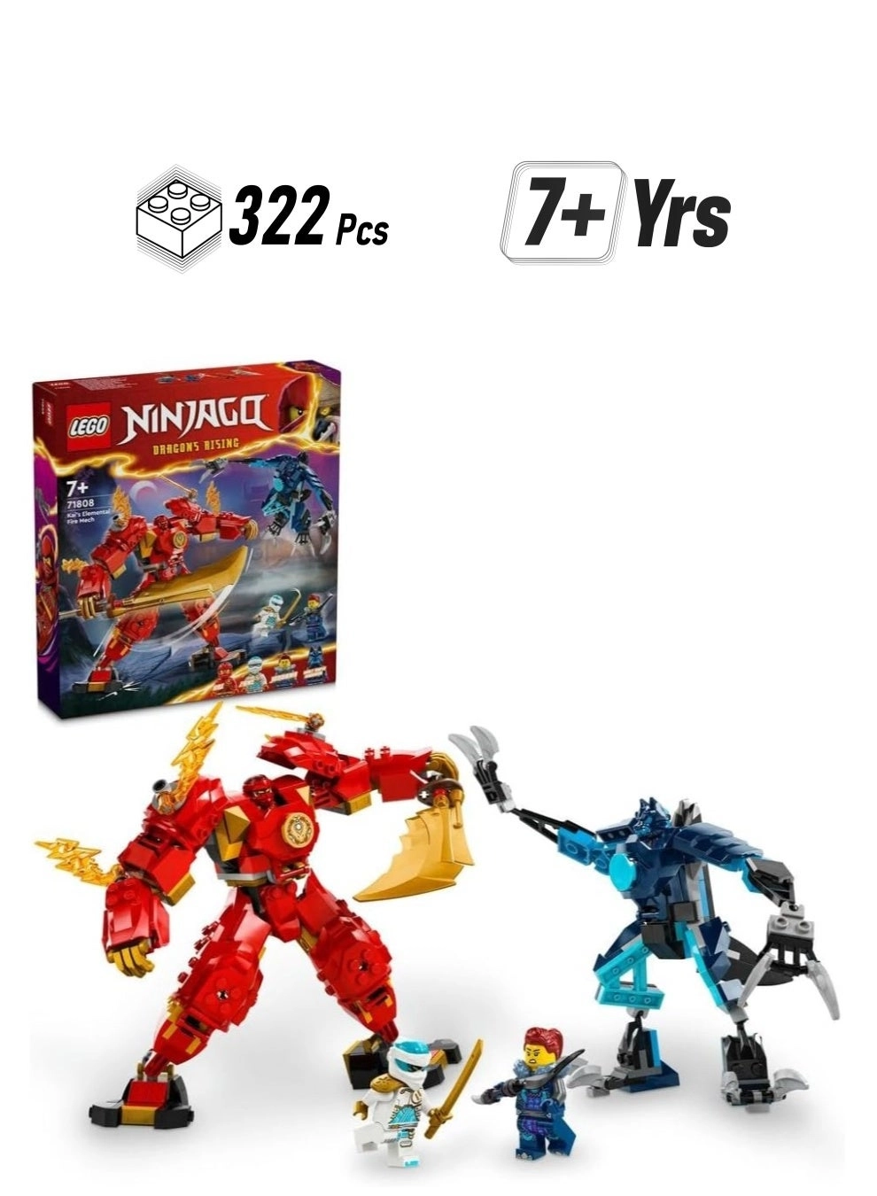NINJAGO Kai's Elemental Fire Mech (71808)