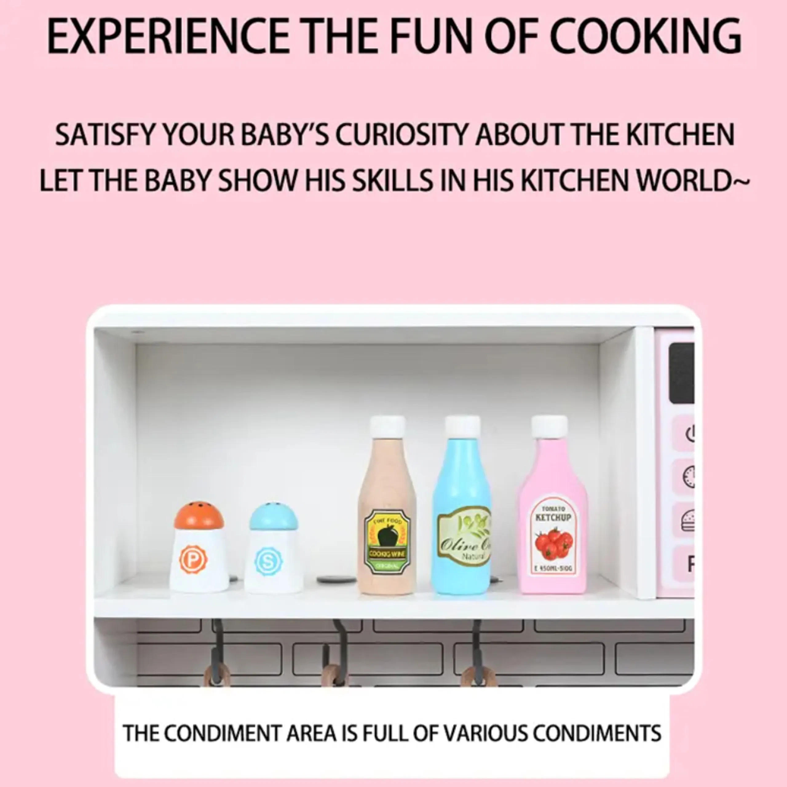 Kids Kitchen Wooden Playing Toy Set (GF-MMM-911)