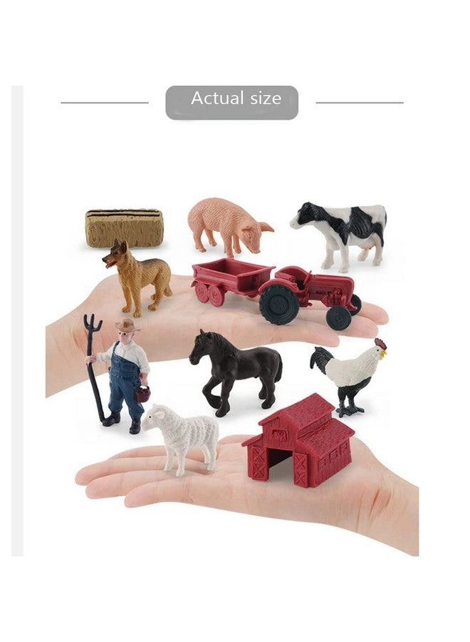 Animal Figurines - 10Pcs