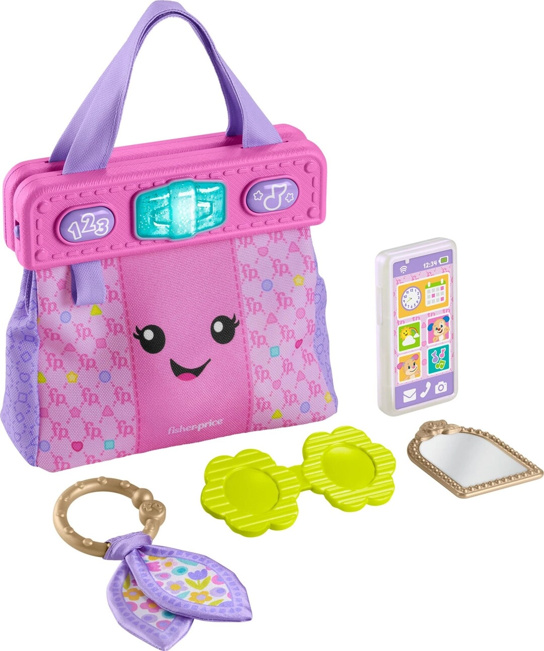 Fisher-Price Baby Learning Toy Laugh & Learn Purse - 6 months+