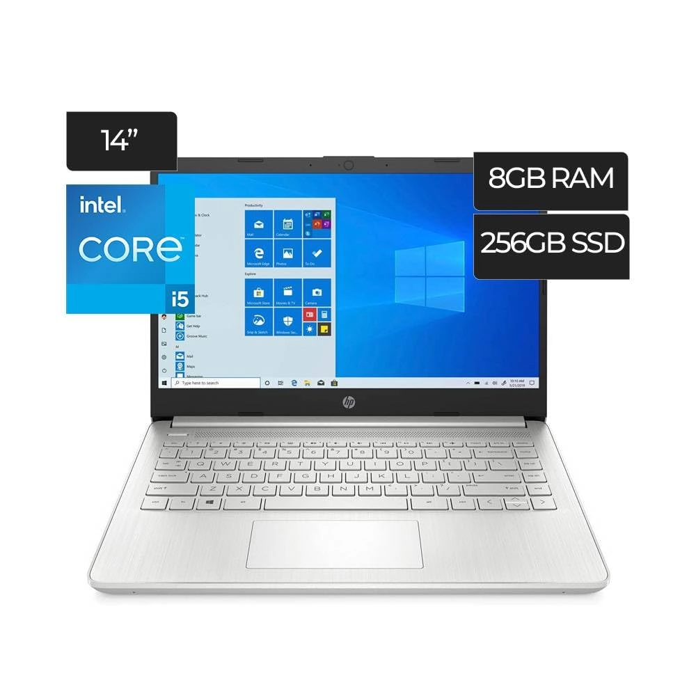 HP (Renewed) 14-dq2078wm - 14'' 256GB 8GB Core i5-1135G7