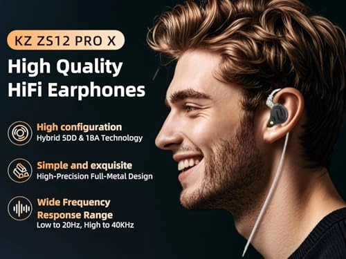 KZ ZS12 PRO X Wired Earbud
