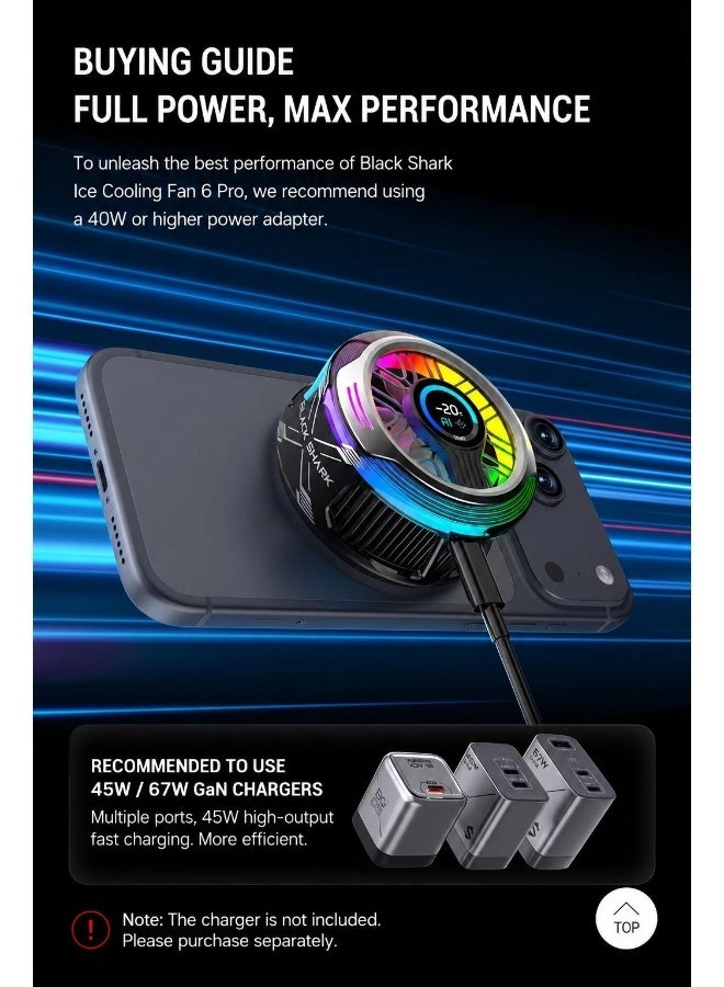 6 PRO - 35W Ultra-Cooling Magnetic Mount