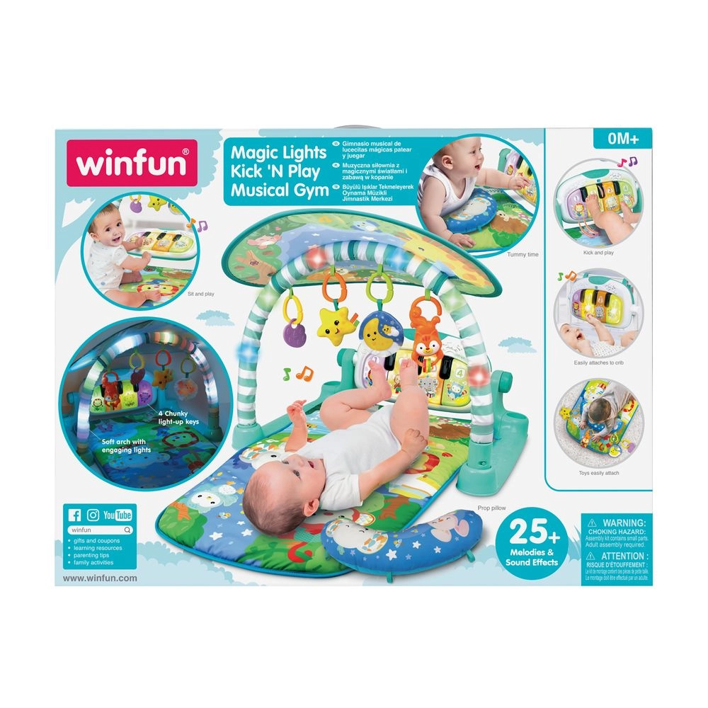 Magic Lights Musical Play Gym - Suitable for 0 month and above