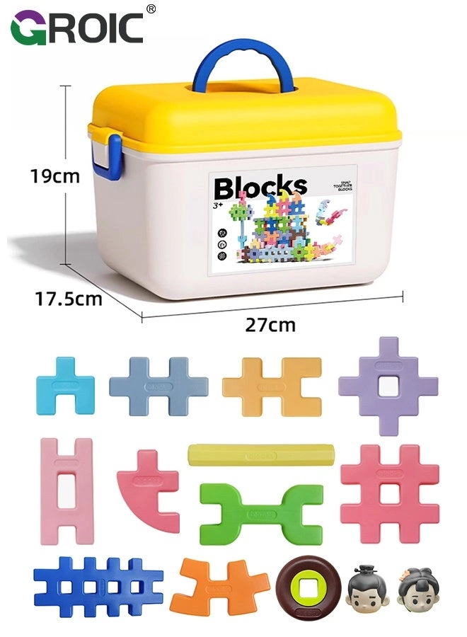 Interlocking Building Blocks - 88 pcs Building Blocks