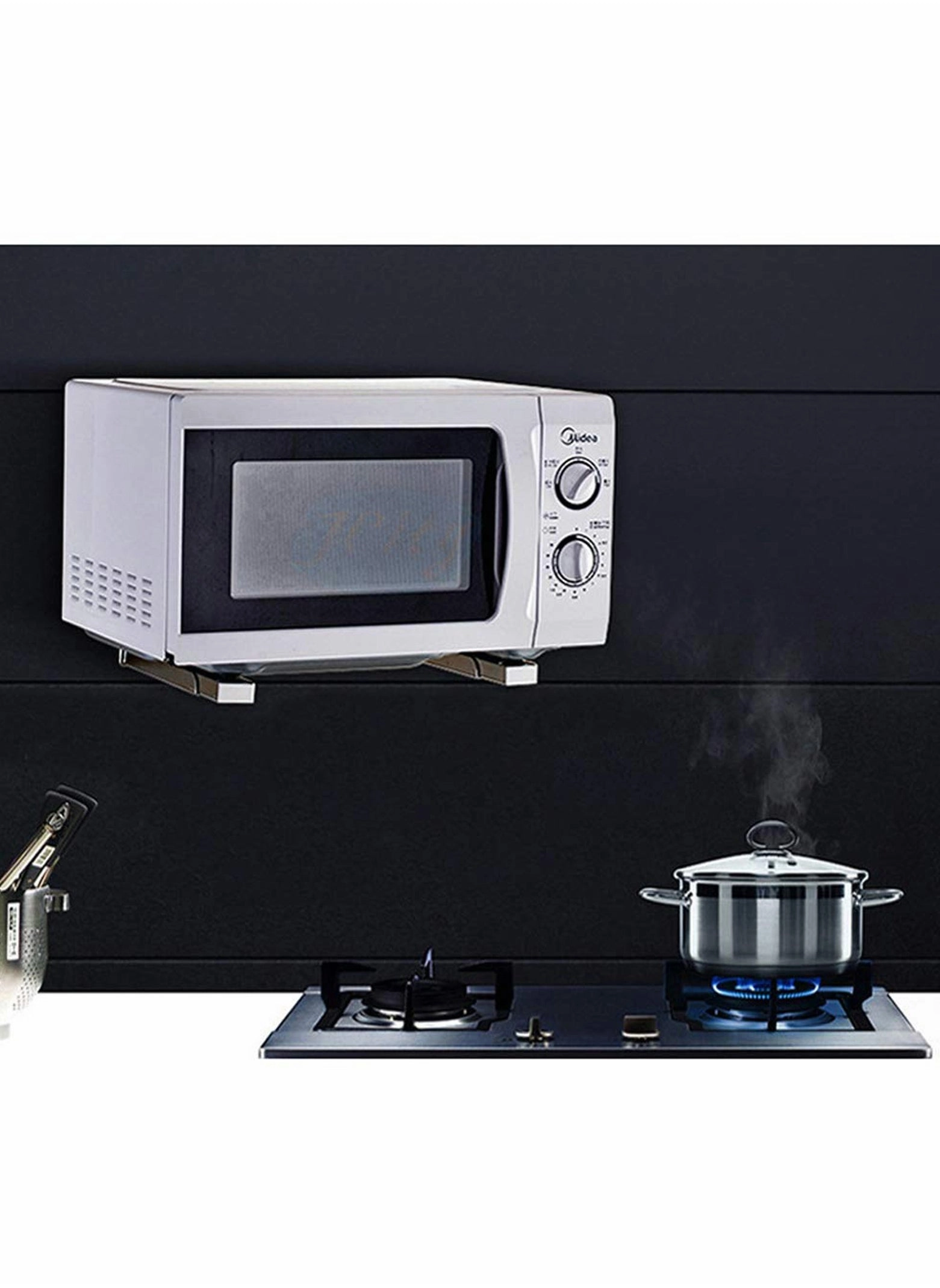 Microwave Shelf - 304 Stainless Steel 220mm-400mm 77lbs/35kg