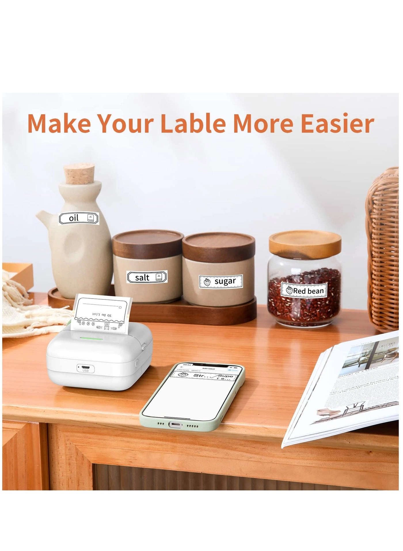 Label Maker Machine - Thermal printer