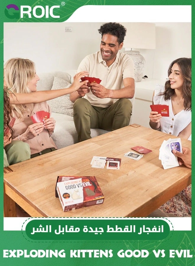 Exploding Kittens Good vs Evil - Card Game