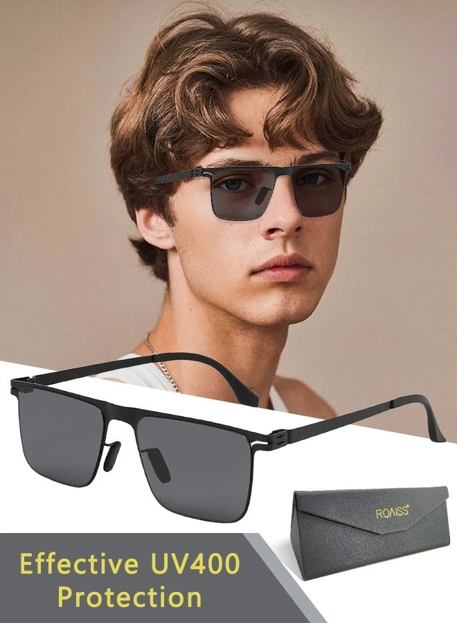Square Sunglasses - 56 mm Black