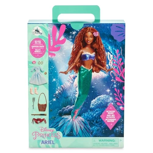 Ariel Story Doll - 24.5cm/9” With Sebastian Ages 3+