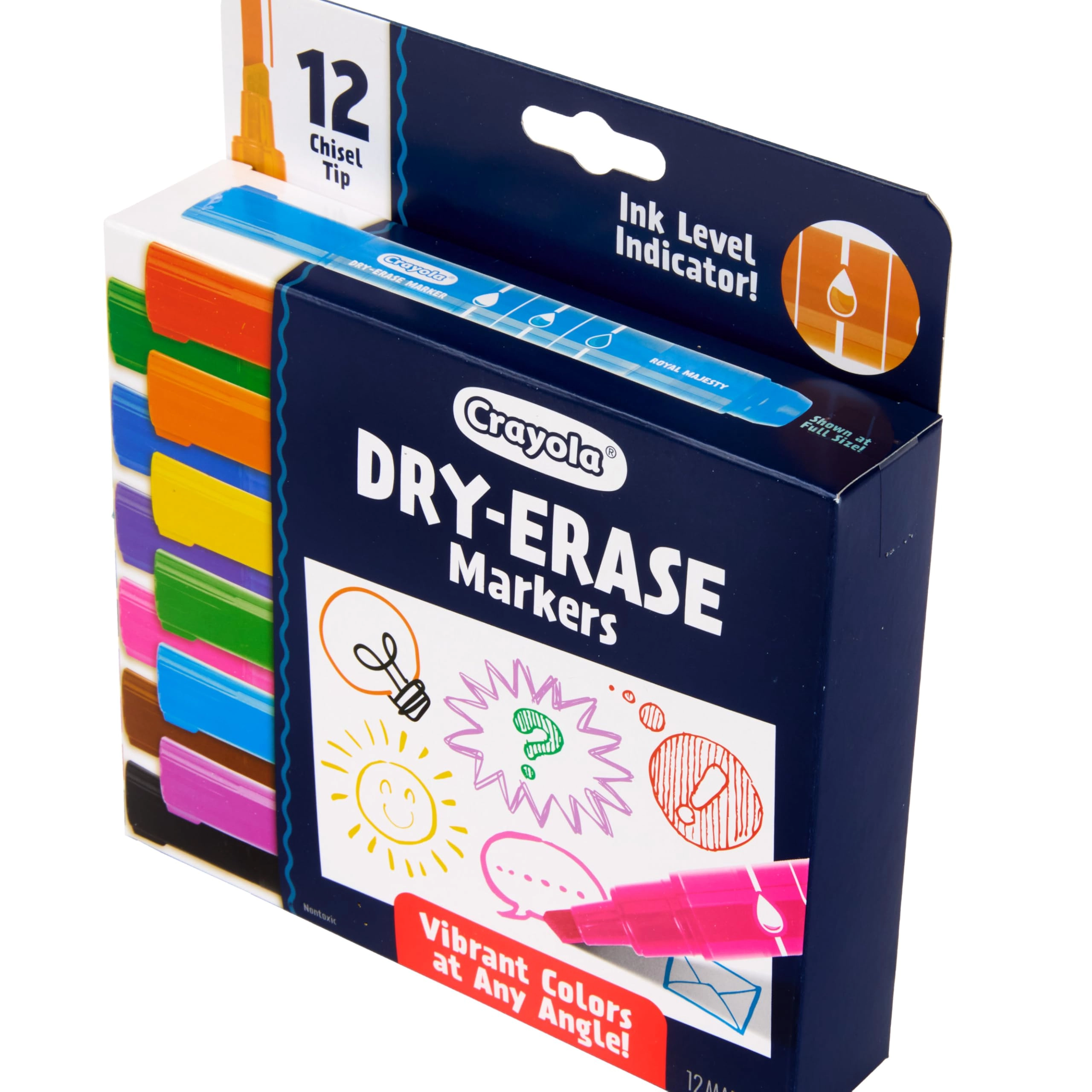 Take Note Dry Erase Markers - Multi-Colors Chisel Tip
