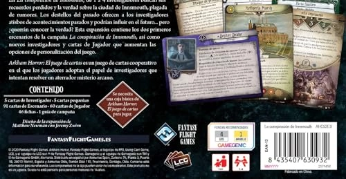 Arkham Horro LCG: The Conspiracy of Innsmouthexpansion (Spanish)