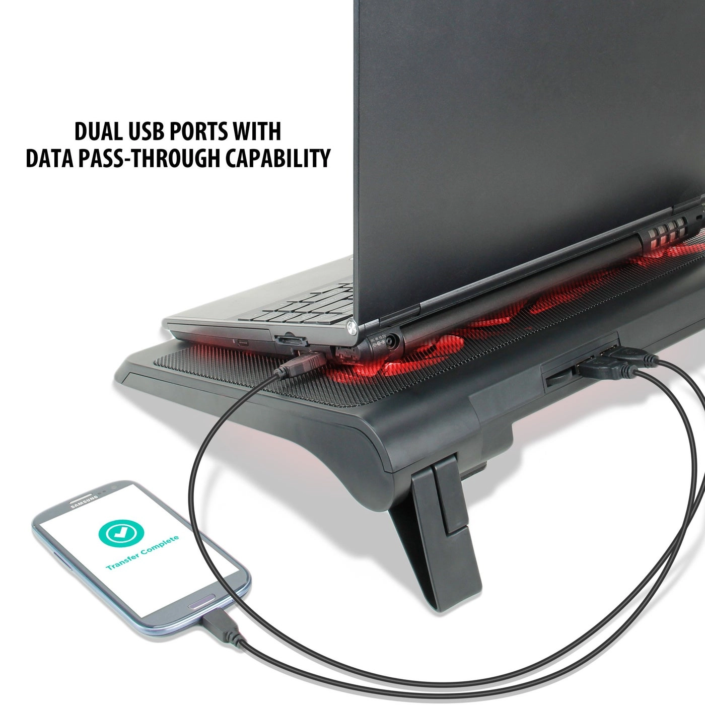 GAMING LAPTOP COOLING PAD - 5 fans 17 inch