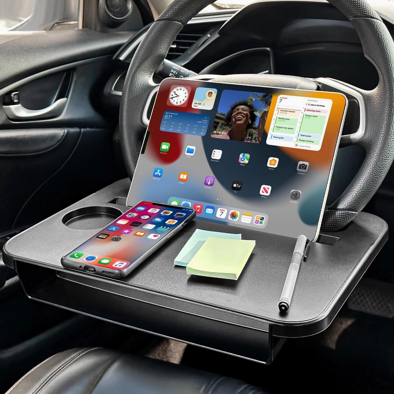 Car Steering Wheel Tray