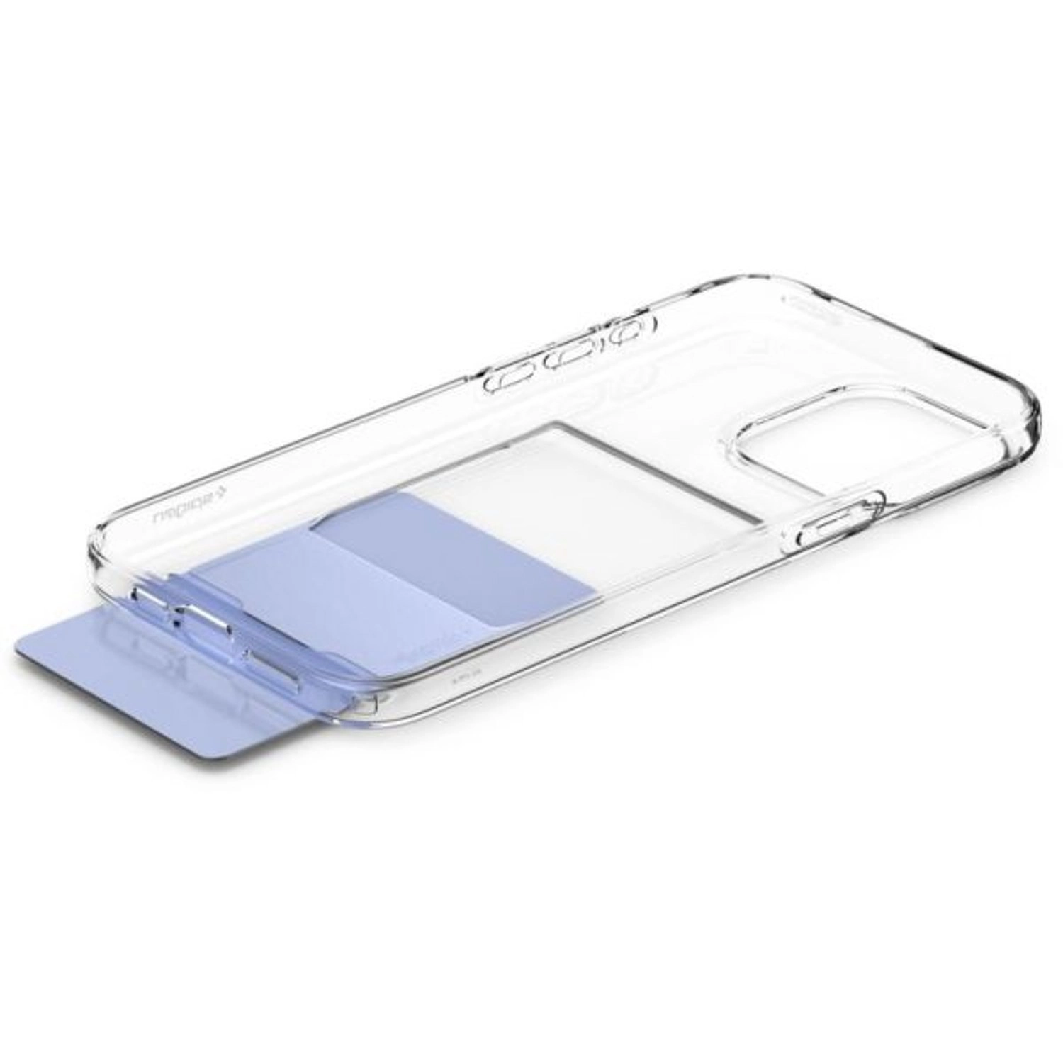 Crystal Slot Clear Case for iPhone 15 Pro