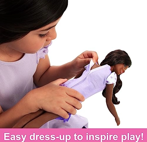 Brooklyn Deluxe Doll - 13.5 Inch Black Hair Ages 3+