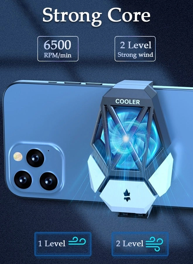 Phone Cooler - Fast Cooling Fan for iPhone Android