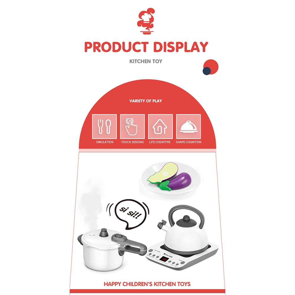 Kid's Little Chef Kitchen Playset (5551007-BC9011)