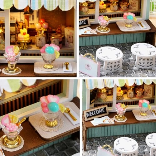 Miniature Wooden Dollhouse Furniture Kit - Creative Room 1:24