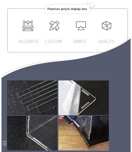 Acrylic Display Case - 50x30x25 cm Dustproof