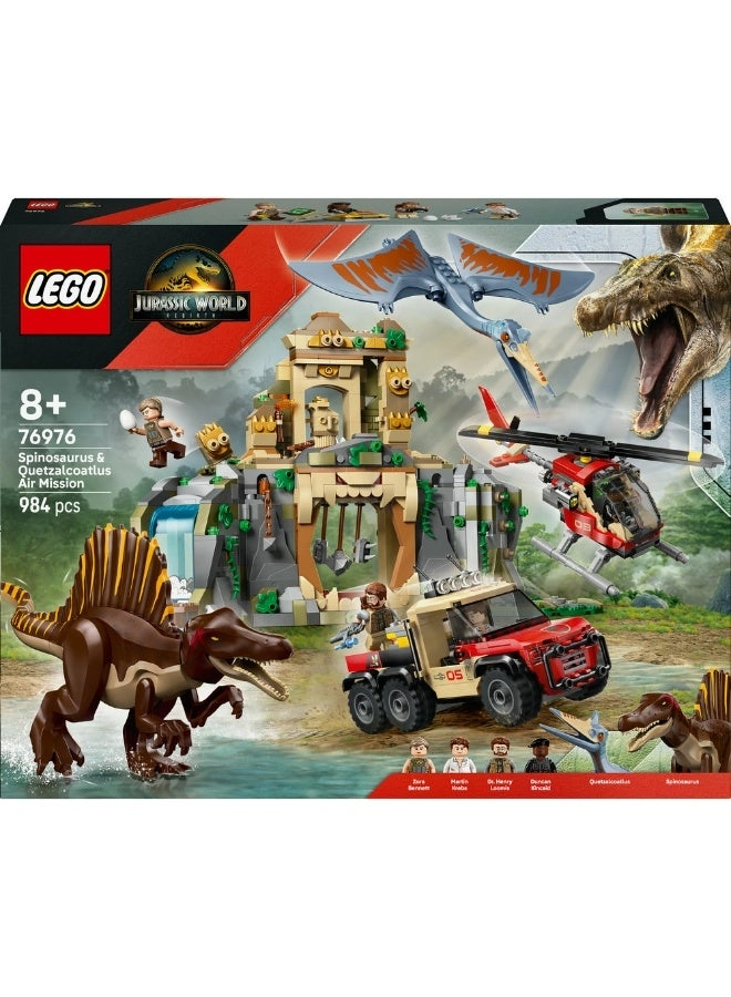 Spinosaurus & Quetzalcoatlus Air Mission (76976) - Jurassic World