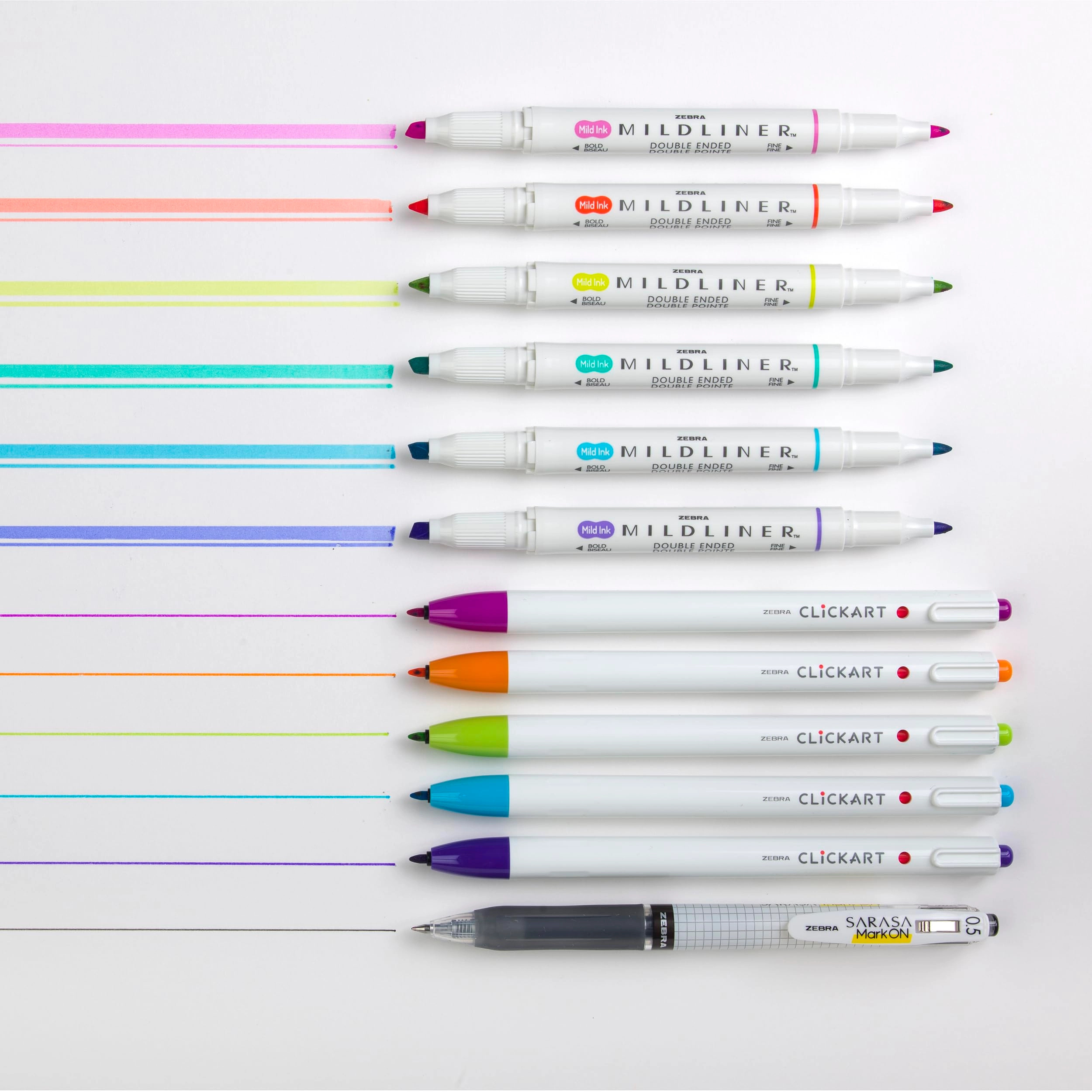 Creative Notetaking Set - Multicolored broad,fine