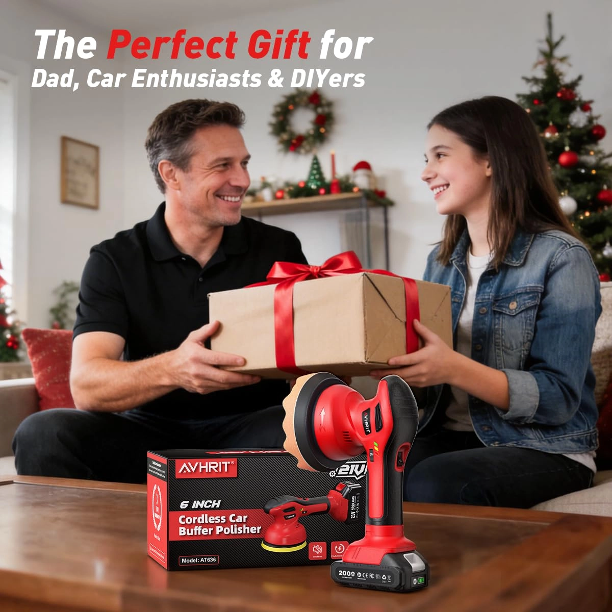 Cordless Car Buffer Polisher - 6 Inch