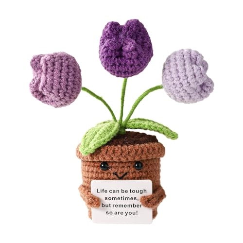 Positive Tulip - Soft Knit Wool 12 x 6 x 6 cm