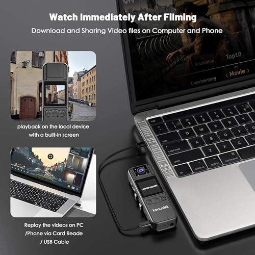 Upgraded1.4 Screen Body Camera - 1440p 128GB