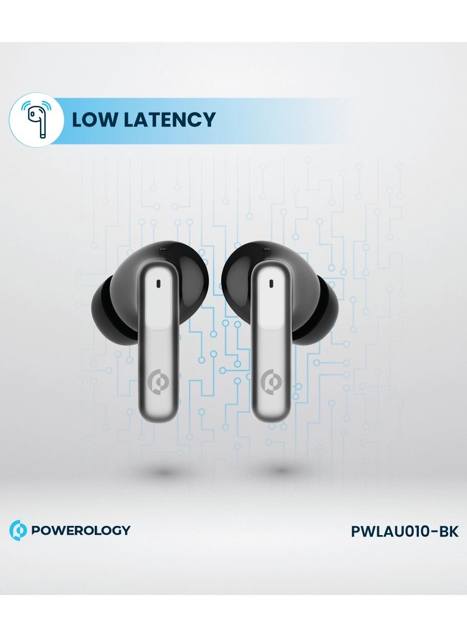 Hybrid ANC+ENC 6Mic Earphone Wireless Earphone