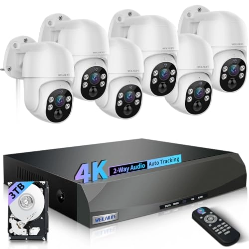 Wired Security Camera System - 8 channels
