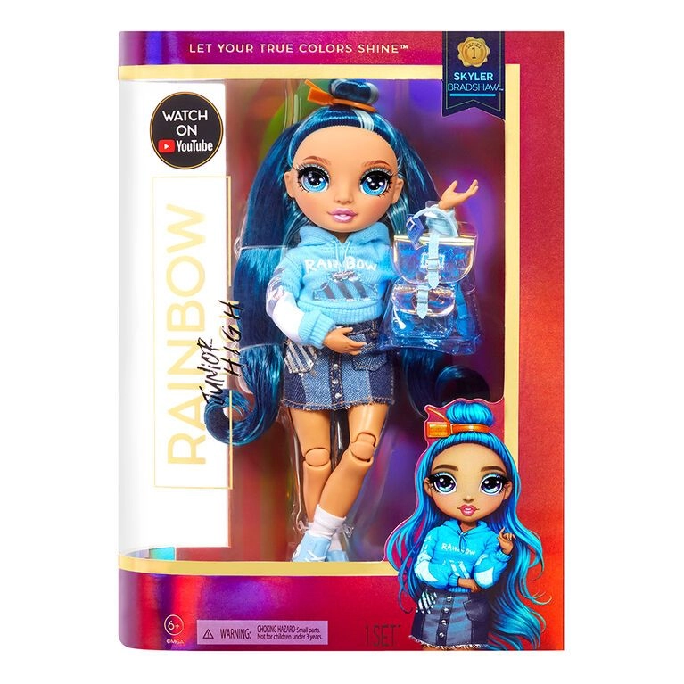 Skyler Bradshaw Junior High Fashion Doll - 9 inches Blue