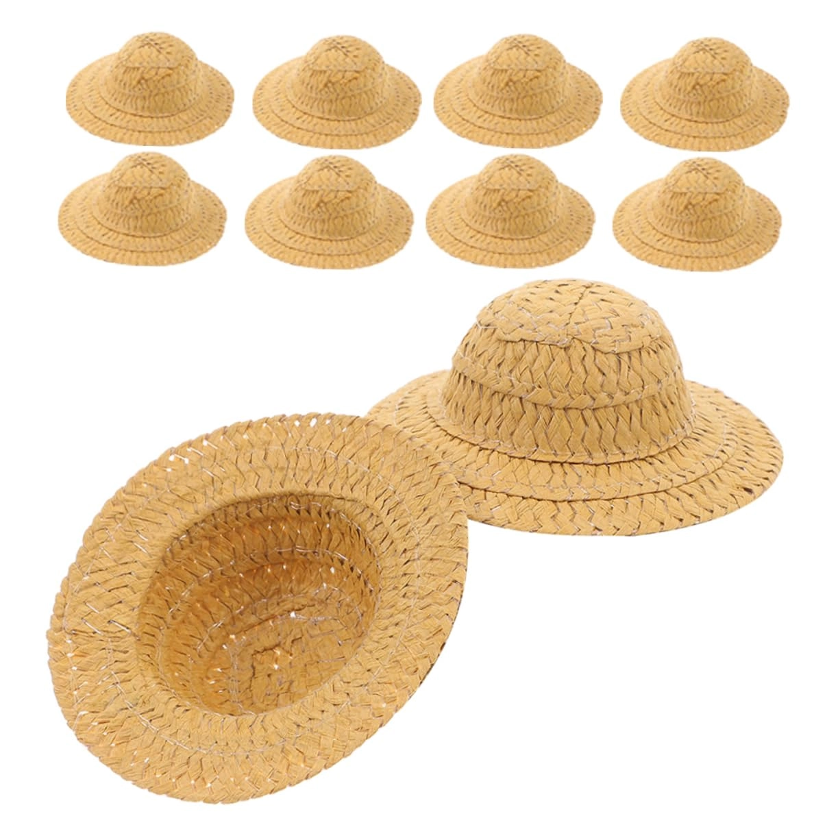 Mini Hand Woven Straw Hat - paper