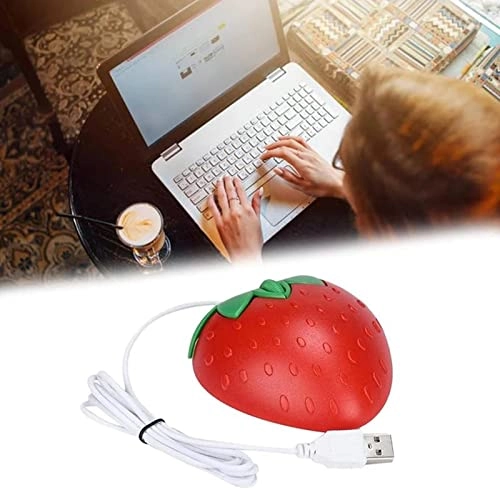 Strawberry Ergonomic Optical Mause - USB